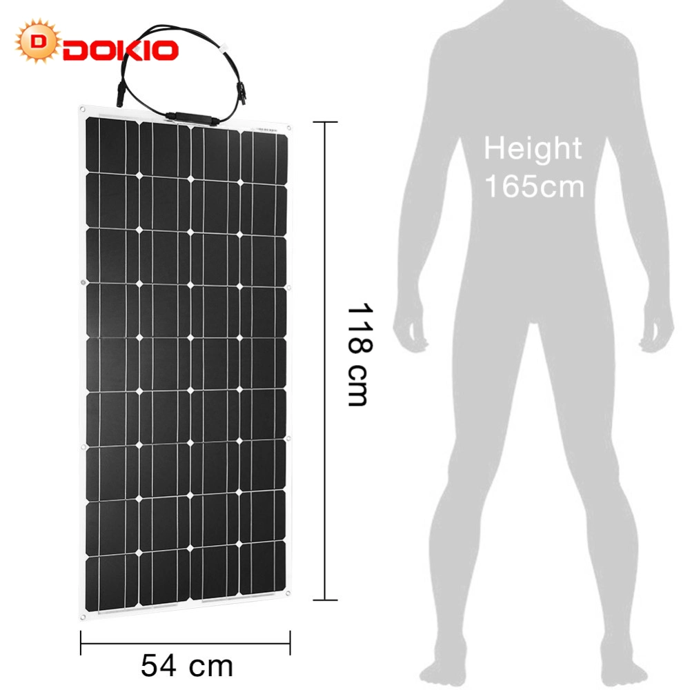 100W Flexible Solar Panel for RV, Caravan, Yacht, Boat and Golf Cart with Ce, IEC and Individual Package