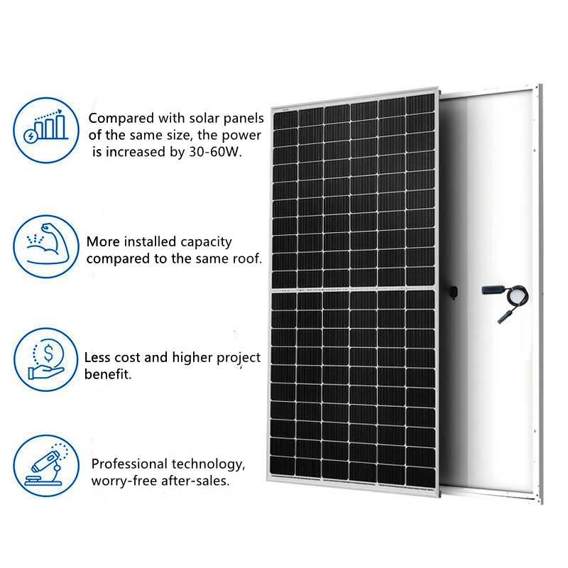 DIY 500watts Black Waterproof Mono Crystalline Solar Panels