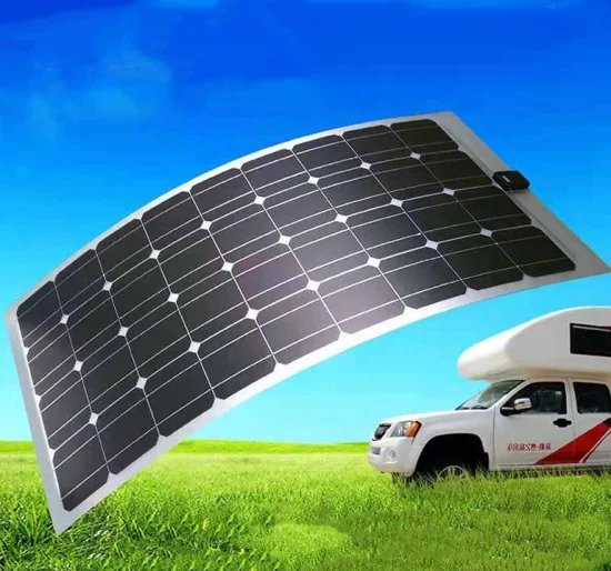 Le petit camping-car à cellules monocristallines ESG partie les kits de panneaux solaires flexibles de 50 watts 50W 12V pour les maisons de camping-car