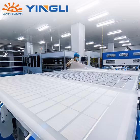 Produits connexes à l'énergie solaire à taux de conversion élevé Cadre de panneau solaire 455W Bardeaux de panneaux photovoltaïques demi-coupés pour l'énergie solaire