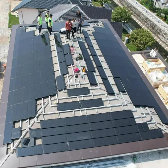 Titan Black Solar Energy 300W/5kw Système de panneaux solaires Toit en tuiles Bardeau de toit solaire